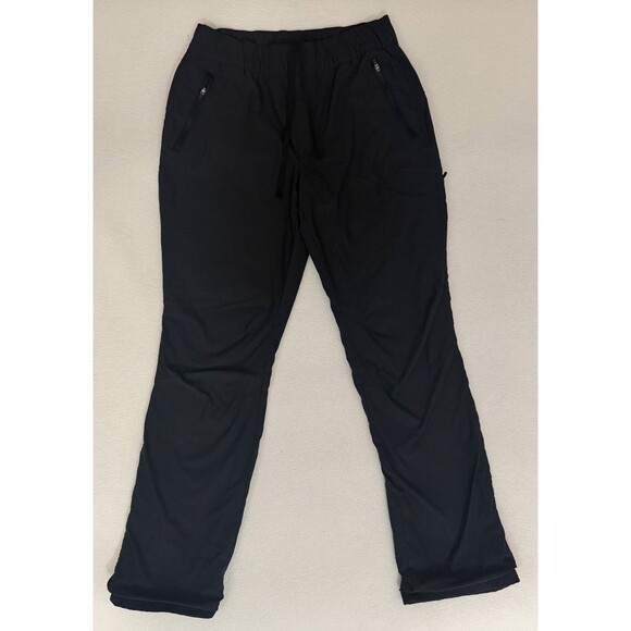 Eddie Bauer Women’s Size 8 Black Lined Pants Fall Winter Warm Stretch - Picture 8 of 12